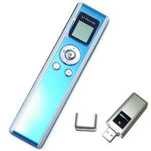   Pointer   Laser   Wireless   Radio Frequency   Blue, Silver   USB