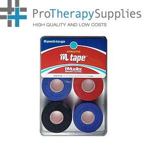 Mueller Athletic M Tape 6 Pack To Go   All Colors  