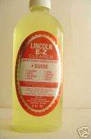 LINCOLN E Z CLEANER   Suede, Leather, Nu buck & MORE  
