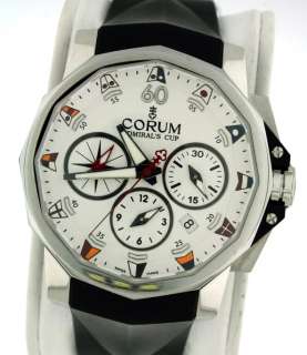 Corum Admirals Cup Competition Chronograph with Date $7,850.00 NEW 