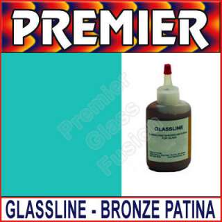 GLASSLINE COLOR Pen Bronze Patina Glass Paint 90 96 COE  