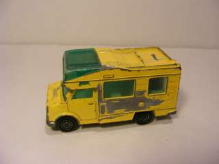 Majorette yellow camping FOURGON CAMPER #224 259  