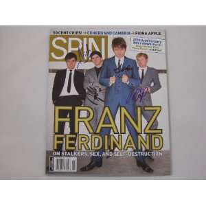   of Pleasure Hand Signed Autographed Spin Magazine 