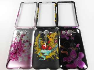 SET OF 3 HARD PHONE COVER CASE 4 HTC INSPIRE 4G AT&T Spring Flower 