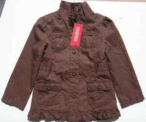 Gymboree NWT GLAMOUR SAFARI Jacket Coat 3 4 5 6 3T 4T  