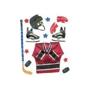  Jolees Boutique Dimensional Sticker, Ice Hockey Arts 
