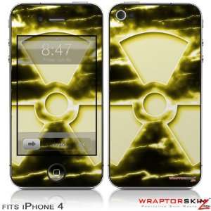  iPhone 4 Skin   Radioactive Yellow (DOES NOT fit newer iPhone 
