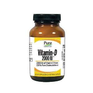  Pure Essence Labs Vitamin D 2000 IU Health & Personal 