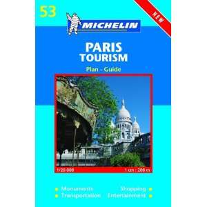  Michelin Paris Tourism (English) Map No. 53 (Was 7 