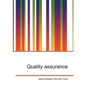  Quality assurance Ronald Cohn Jesse Russell Books