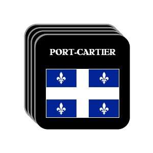  Quebec   PORT CARTIER Set of 4 Mini Mousepad Coasters 