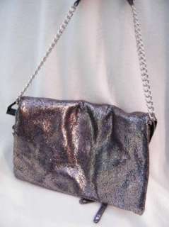 BEBE pocketbook handbag Asymmetric Shine Clutch GOLD  