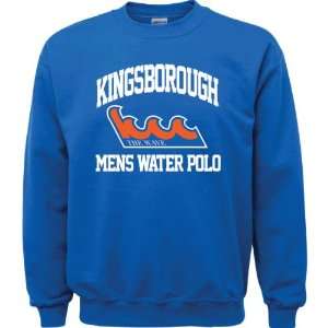 Kingsborough Community College Wave Royal Blue Mens Water Polo Arch 
