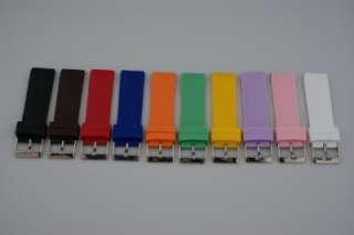 Set of 3   22MM RUBBER Watch Band 4 PHILIP STEIN CHRONO  