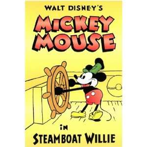  Steamboat Willie by Unknown 11x17