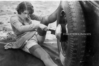 Lady Mechanic French Repro 5x7 Postcard 1920s  