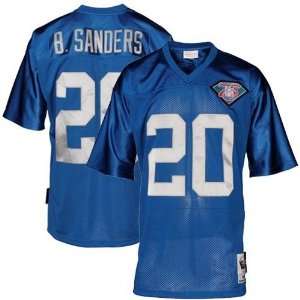   Barry Sanders Light Blue 1994 Throwback Collectible Jersey Sports
