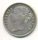 India British East India Company Silver 1 Rupee 1840 W.W. raised VF+