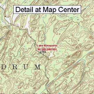  USGS Topographic Quadrangle Map   Lake Bonaparte, New York 