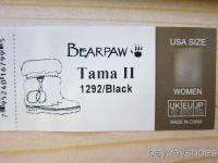 BEARPAW TAMA II 2 8 BOOT BLACK/WHITE RABBIT FUR SUEDE POM POM WOMENS 