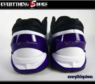 Nike Kobe VII (GS) White Black Concord Purple Basketball Shoes 