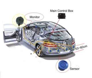 High Quality Car Parking Reverse Backup Radar System Alarm Alert With 