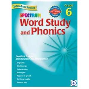  Spectrum Word Study & Phonics Gr 6
