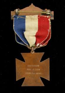 Antique Womens Relief Corps 1883 Medal Original Ribbon  