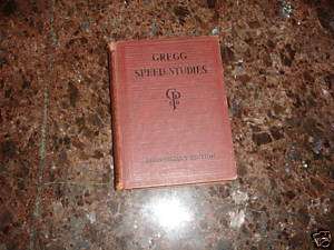 Gregg Speed Studies, 1929 Anniversary Edition  