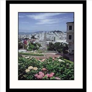 Crooked Street of San Francisco Framed Photograph Frame Finish Black 
