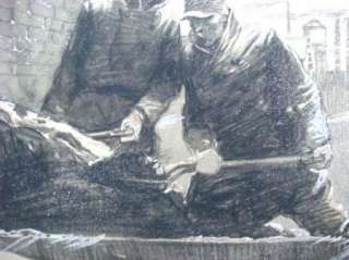 Herbert Morton Stoops (1888 1948) Coal Workers Sketch  