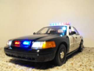 18 LAPD Police Car Lights Custom Model Ford Crown Vic Los Angeles 