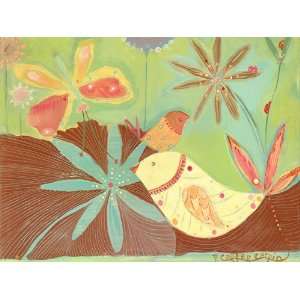  New Ivory Birds Canvas Reproduction