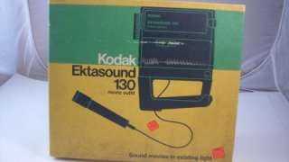 Kodak Ektasound 130 Movie Outfit with instruction book  