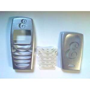  Silver E Signature Faceplate for Nokia 2270 Cell Phone 