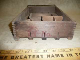 Antique Primitive Wooden Star Egg Carrier & Tray Old Wood Box Crate 1 