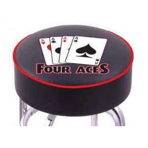 Four Aces Bar Stool Cover 