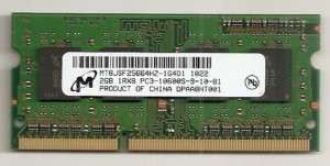 2GB Samsung NF 310 A01 DDR3 NetBook Ram Memory  