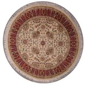  Knott Pak Persian Design Area Rug with Wool Pile    a 5x5 Round Rug 