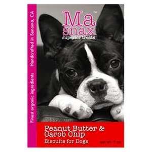   Snax Organic Peanut Butter & Carob Chip Dog Biscuits