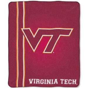 Virginia Tech Hokies Jersey Mesh Raschel Blanket/Throw   NCAA College 