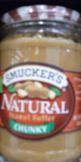 SMUCKERS NATURAL PEANUT BUTTER CHUNKY 16 OZ  