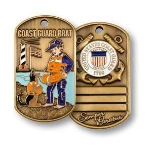  U.S. COAST GUARD   COAST GUARD BRAT   DOG TAG Everything 