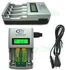   Mh Ni Cd Rechargeable Cell Battery Fast Quick Speed Smart LCD Charger