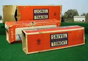 LIONEL 3456 BOX   736W & 2046W TENDER WITH WHISTLE BOXES ONLY  