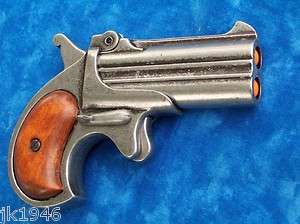 Replica 1866 Remington Derringer Prop Gun   Gray  
