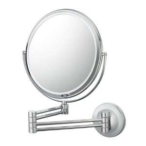  Aptations 25077 Elegant Double Arm Wall Mirror In Brushed 