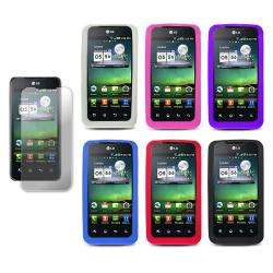 Mobile G2x/ LG Optimus 2X Silicone Case with Screen Protector 