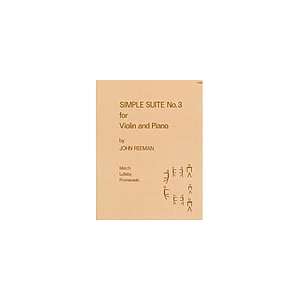  Simple Suite No. 3 for Violin and Piano Books