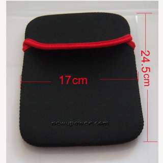 sleeve case soft pouch with cover for 8 inch tablet  